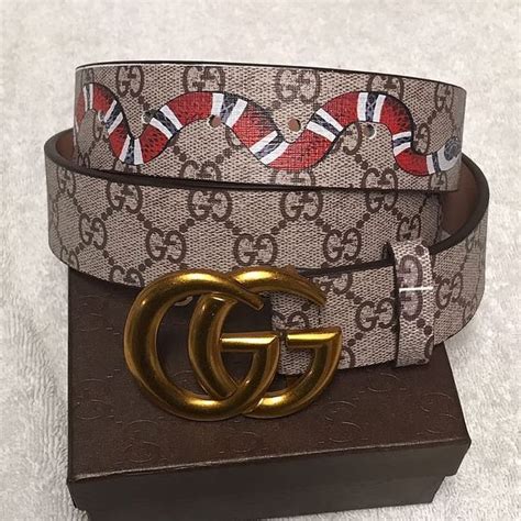 gucci snake belt celebrities|Gucci belt designs.